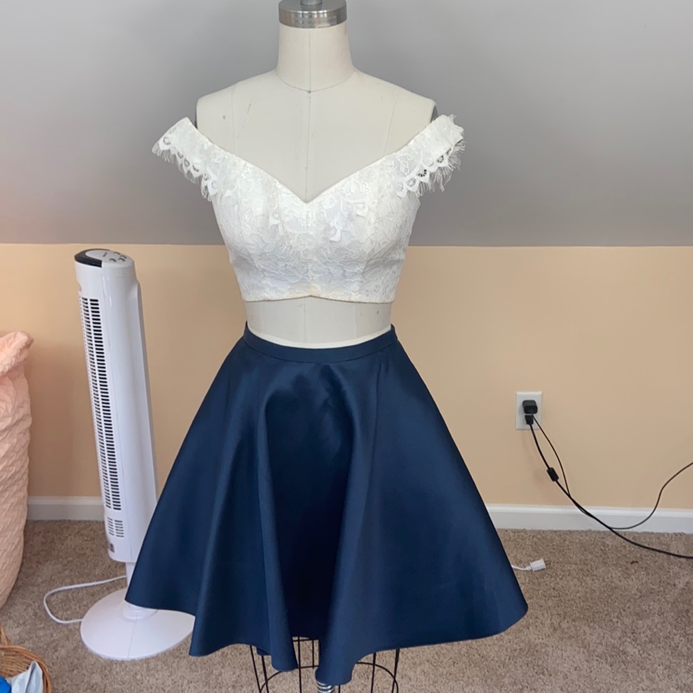 Two-piece homecoming dress